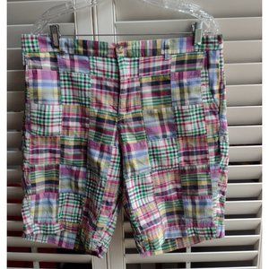 L.L.Bean Madras plaid shorts